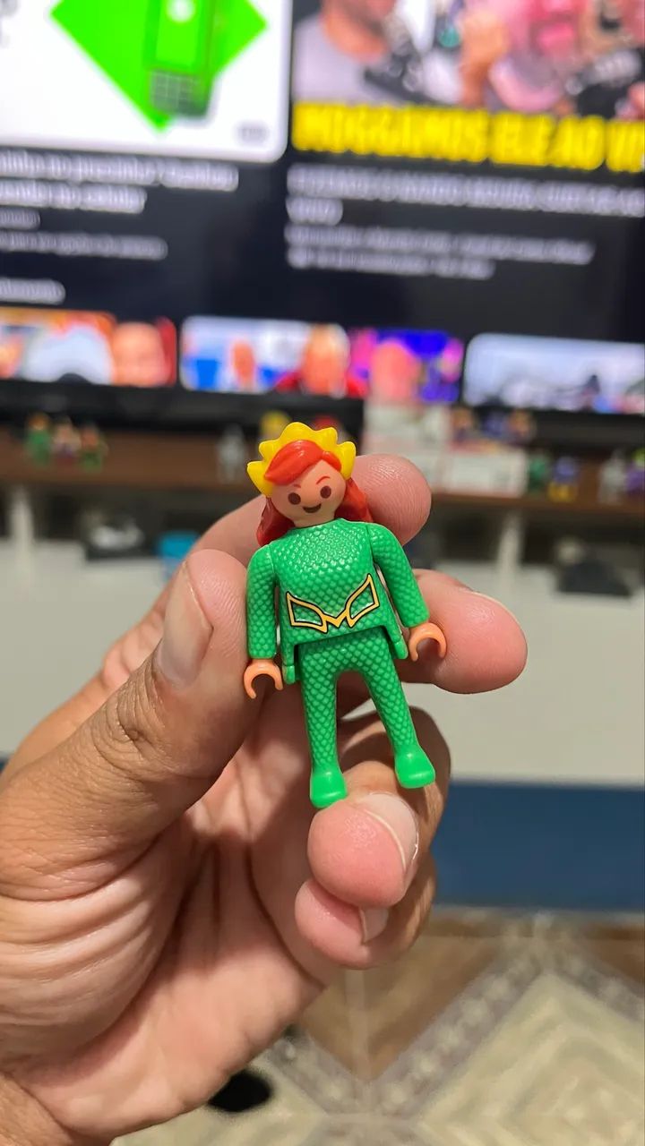 Mera coleção Playmobil kinder