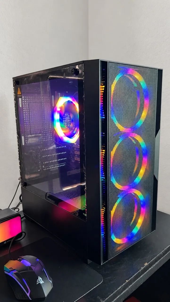 Computador Gamer Core i7 + 8GB + SSD + Monitor 22 polegadas + kit RGB (entrego e instalo) - Foto 5