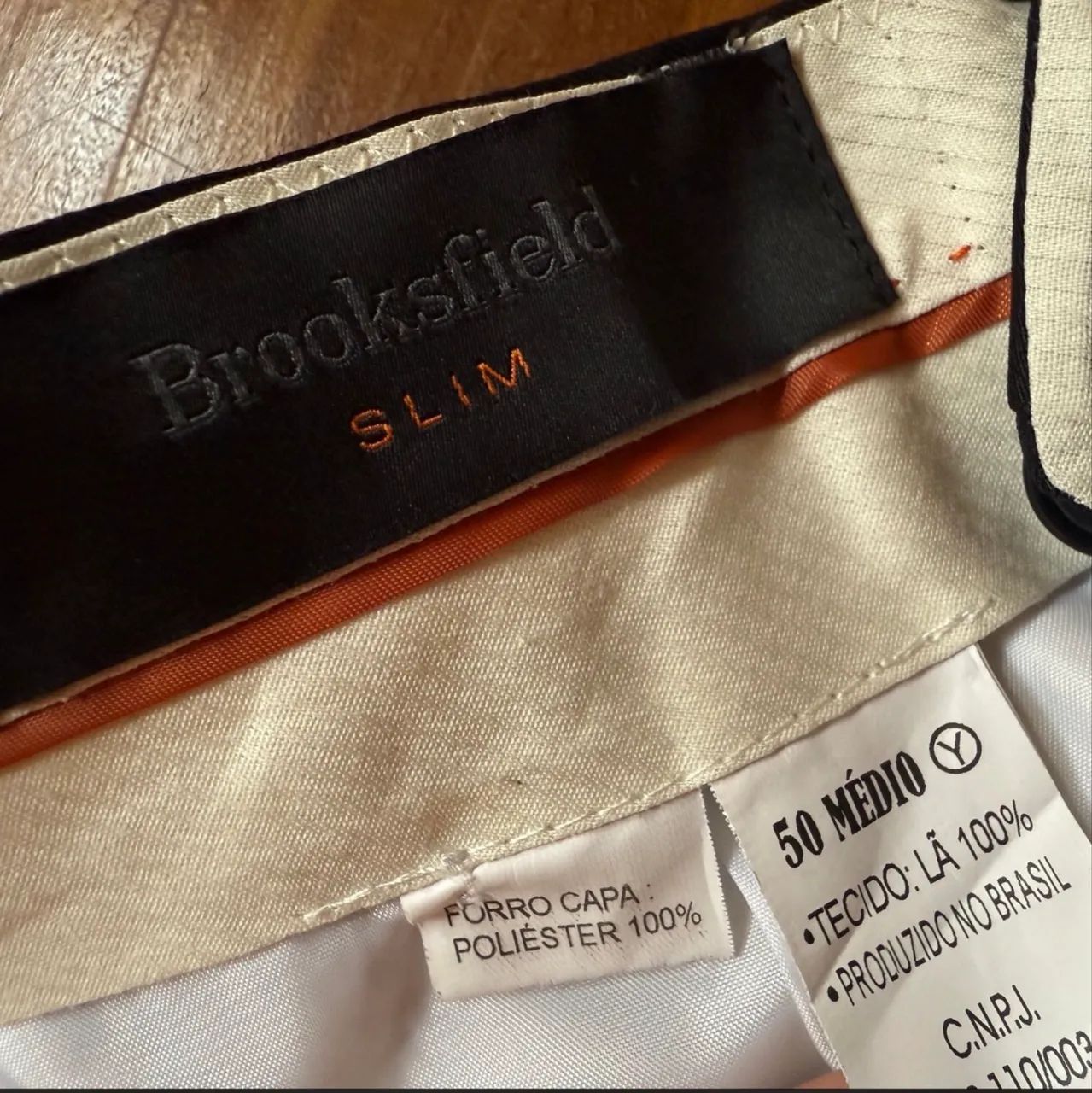 Terno Brooksfield slim, preto - Foto 4