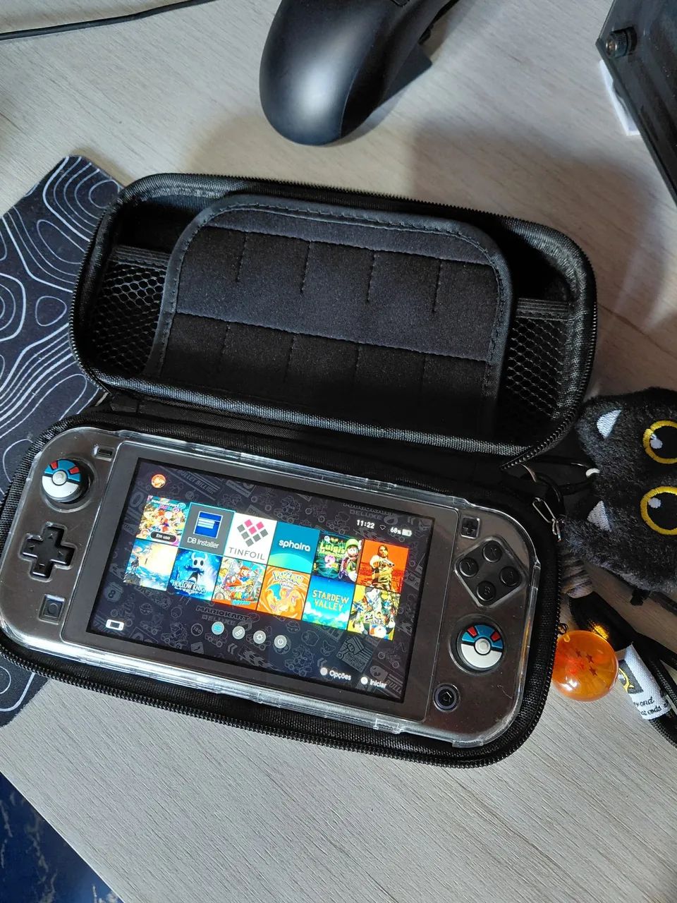 Nintendo Switch lite edição dialga e palkia desbloqueado e com Hall efect