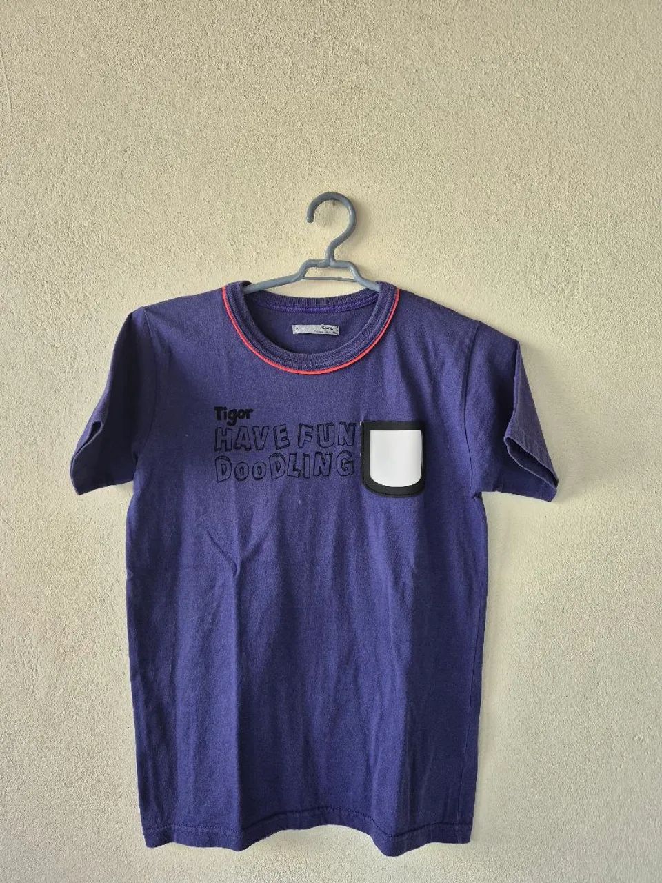 Kit com 3 camisas tigor tam. 8 - Foto 3
