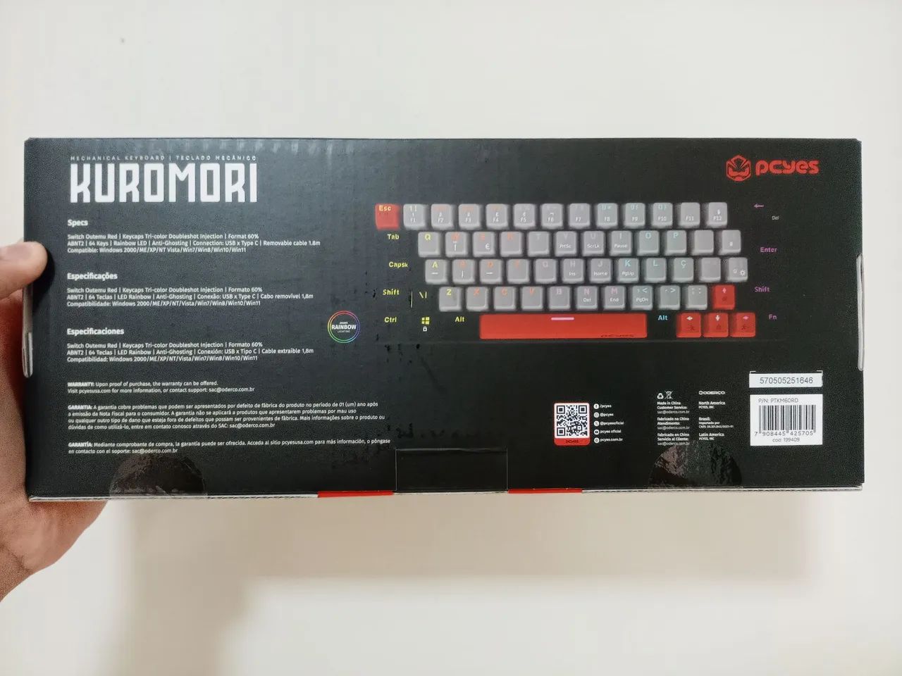 Teclado Mecânico Kuromori - Foto 3