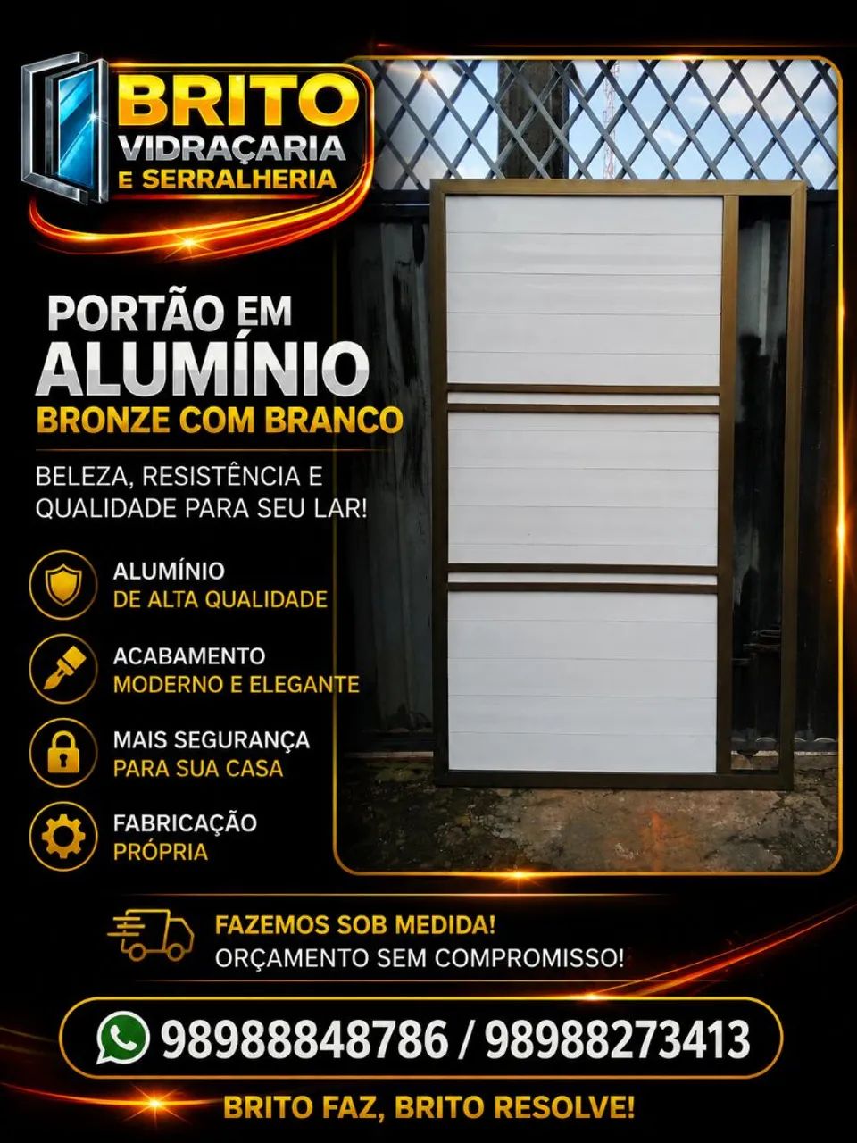 Portas em alumínio 