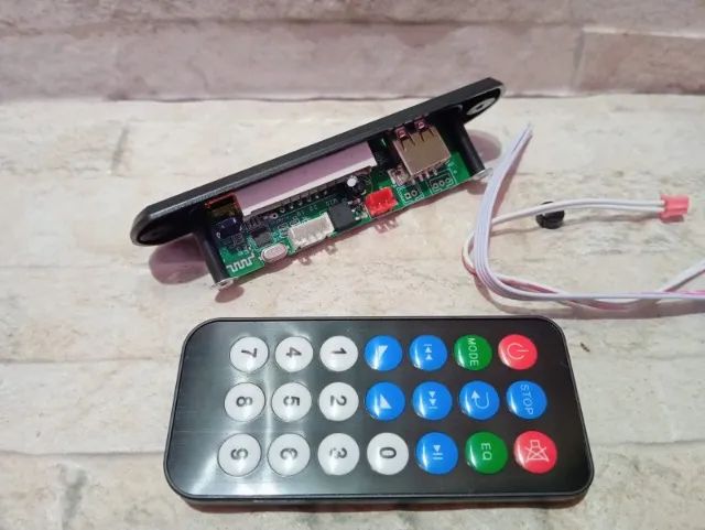 Placa Usb Mp3 Player Aux 12V Bluetooth Muda de Pasta - Foto 4