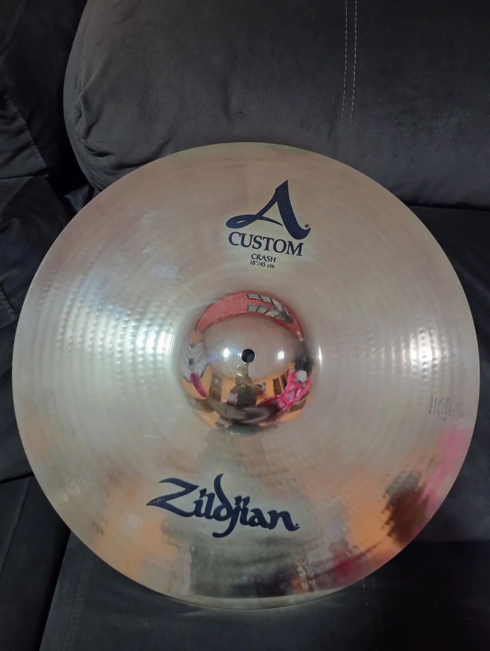 Prato zildjian a custom crash 18 polegadas semi novo - Foto 5