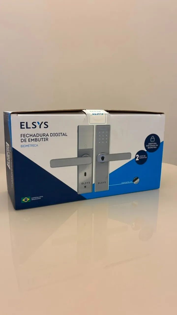 Fechadura Digital Biometria Senha Elsys - Foto 2