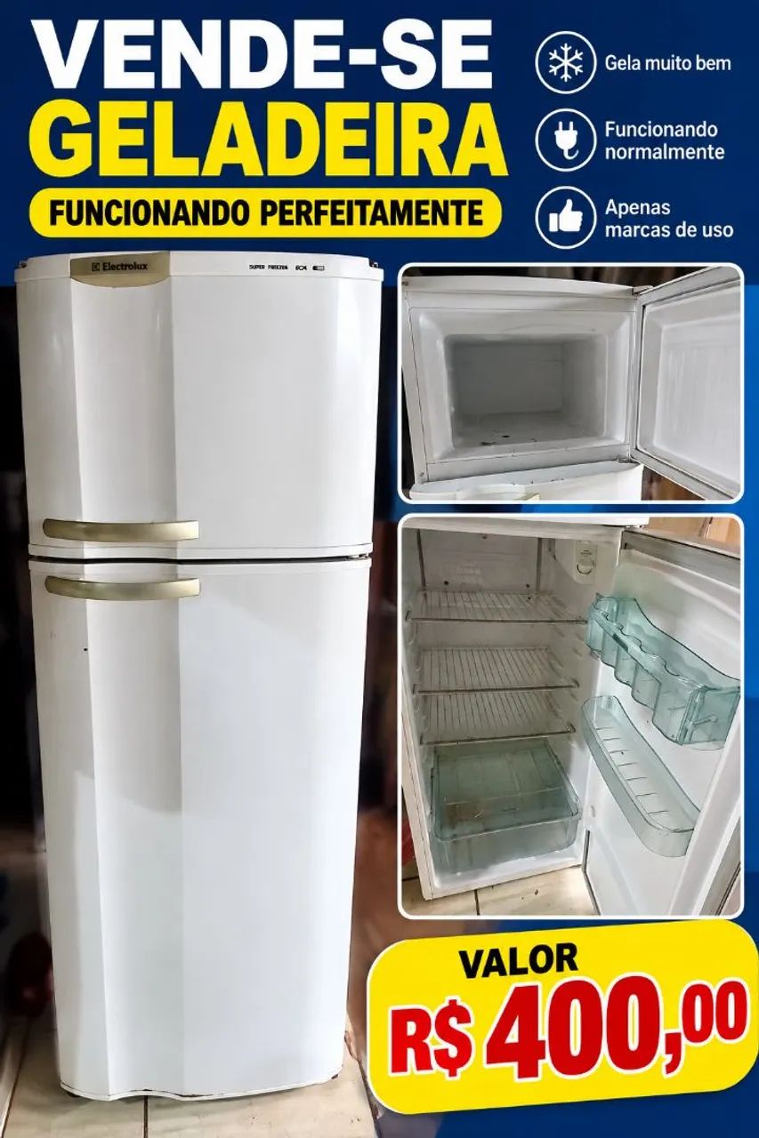 Geladeira Electrolux com Frezer