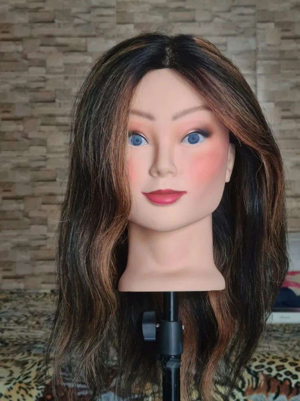 Boneca para treino cabelo humano - Foto 4