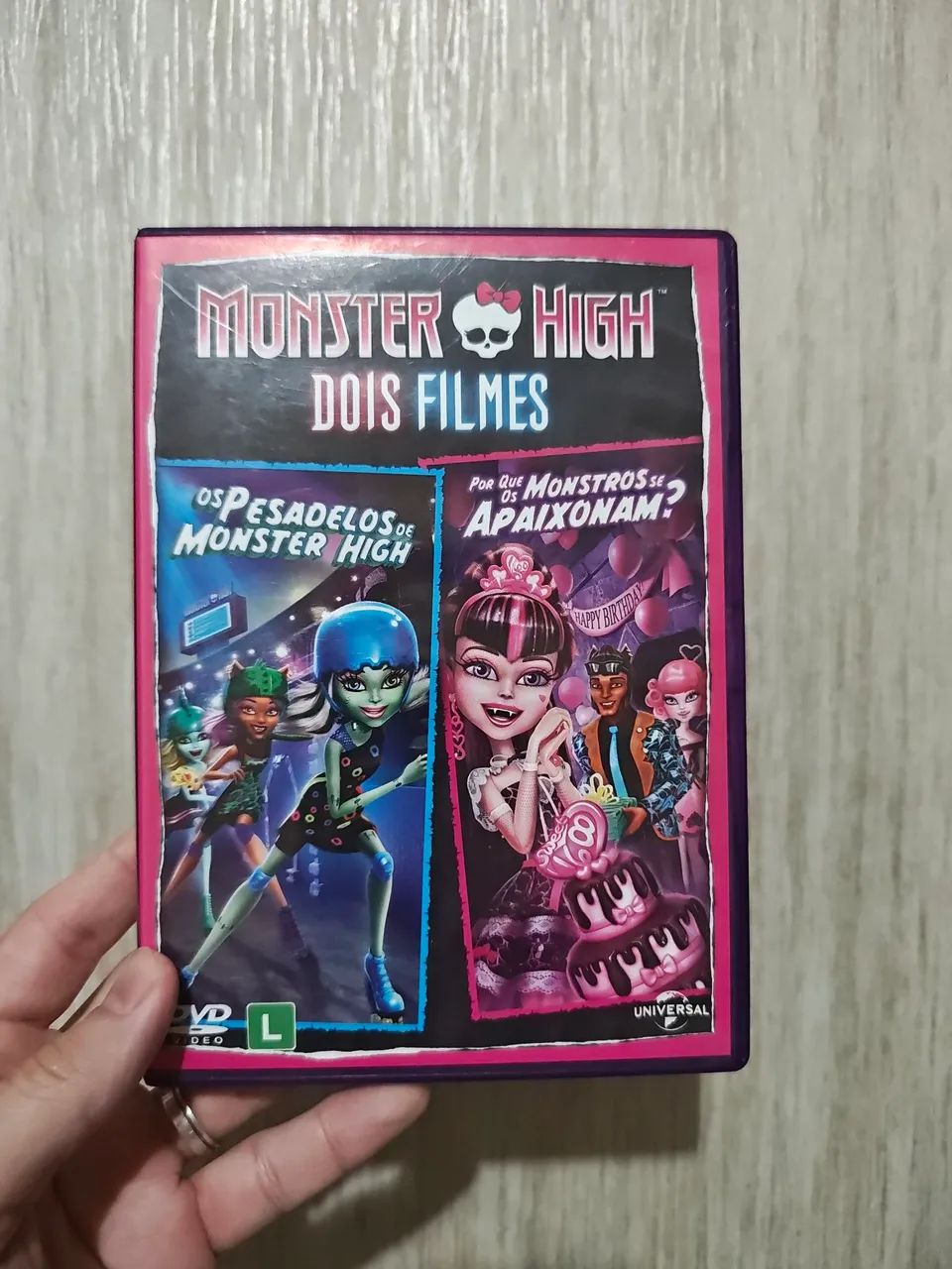 Monster High 4x filmes em Dvd original - Foto 5