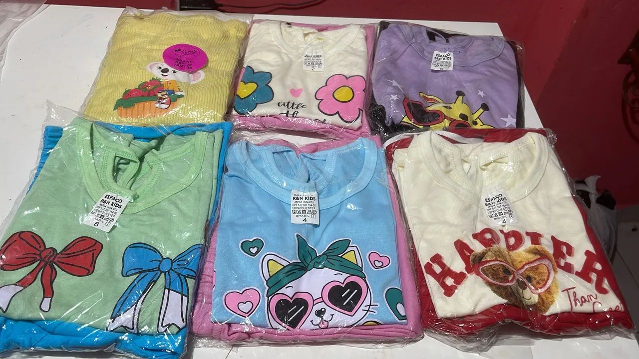 Kit de roupa infantil 