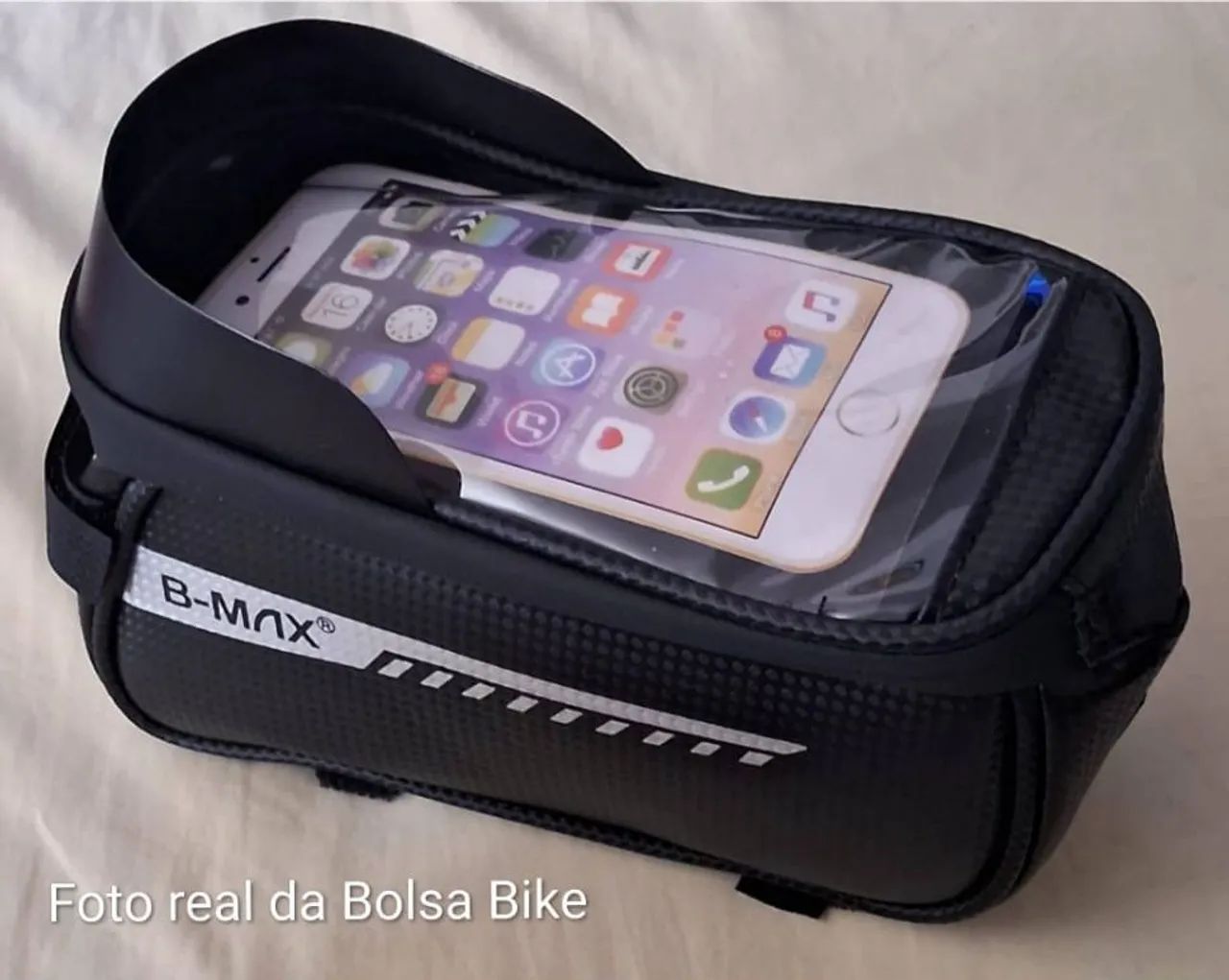 Bolsa p/ Bike Porta Celular & outros Objetos - Foto 3