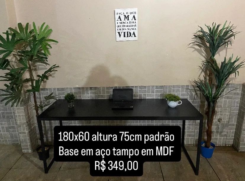 Mesa de escritório, bancada , gamer - Foto 4