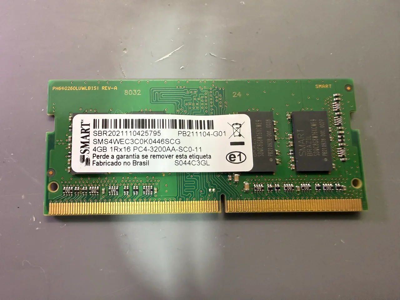 Sk Hynix 32GB kit(2x16gb) DDR4 3200 Para Notebook - Memória RAM