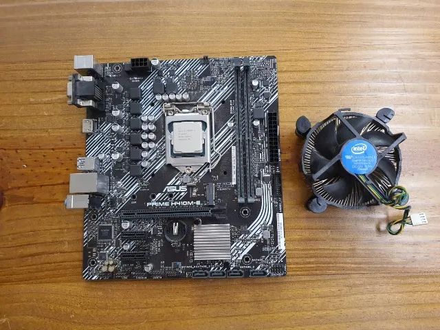 Kit Core i3-10100f + Placa-Mãe Asus Prime H410M-E 