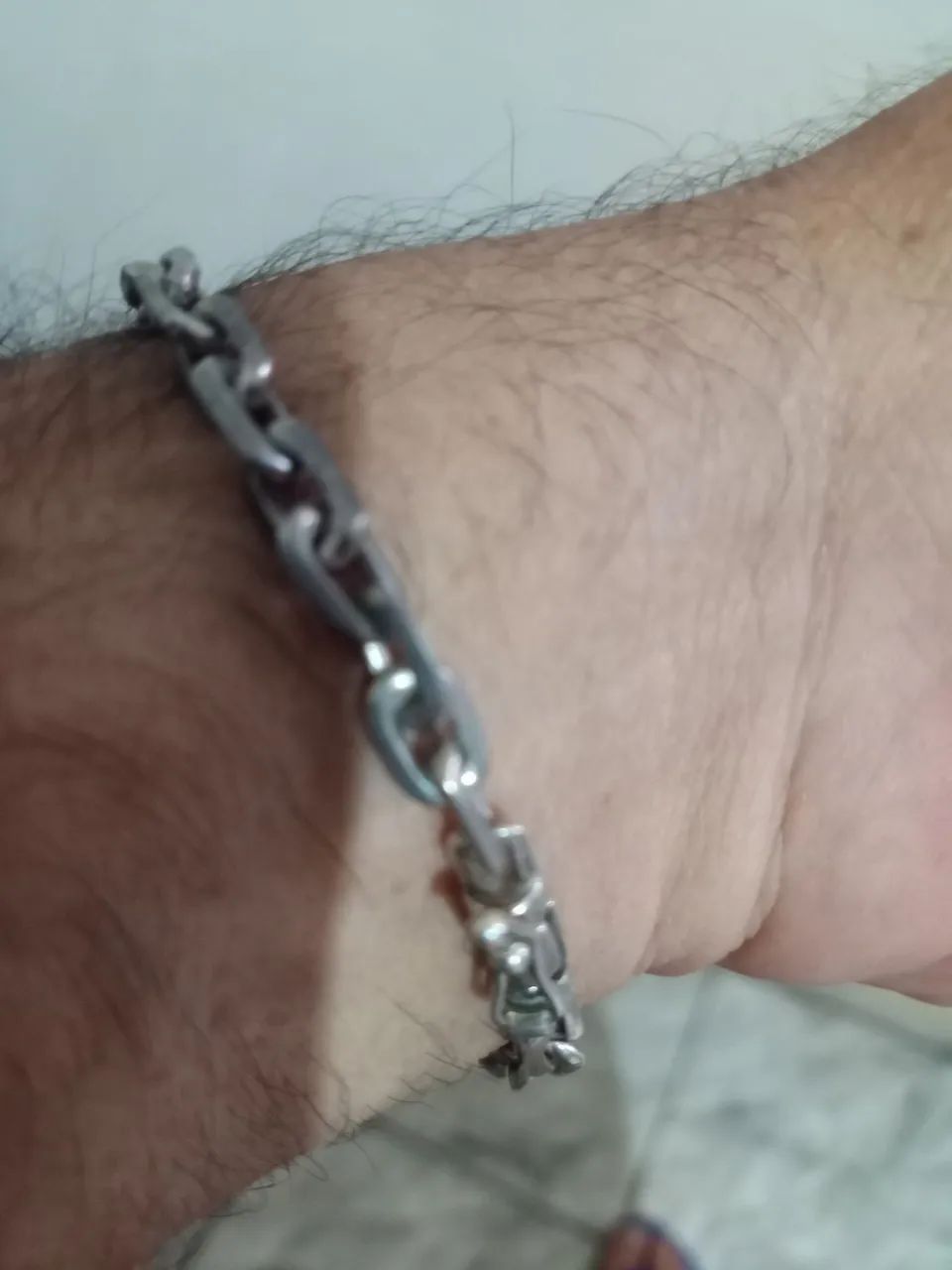 Pulseira Prata Cartier Maciça  - Foto 4