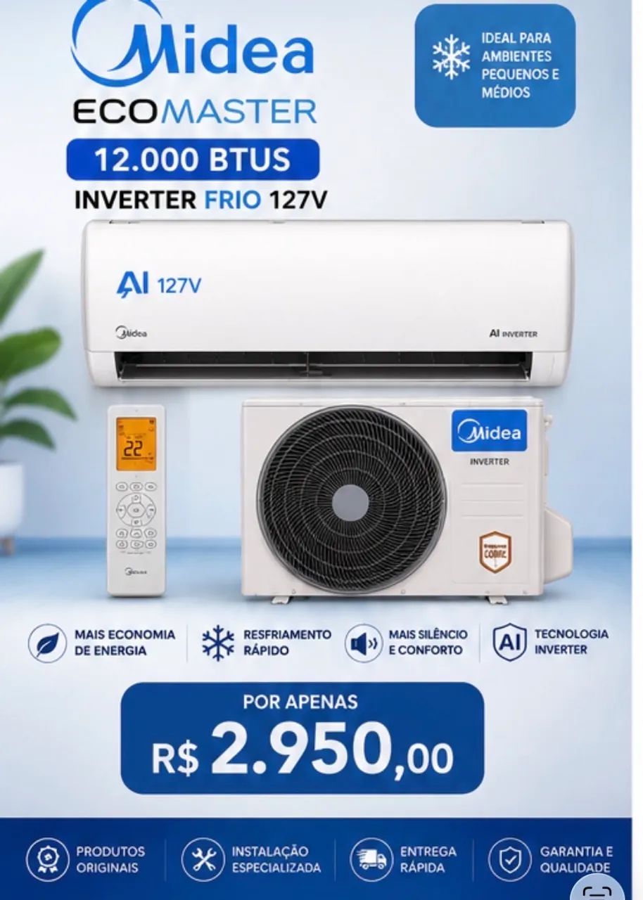 Ar condicionado 12.000 btus 