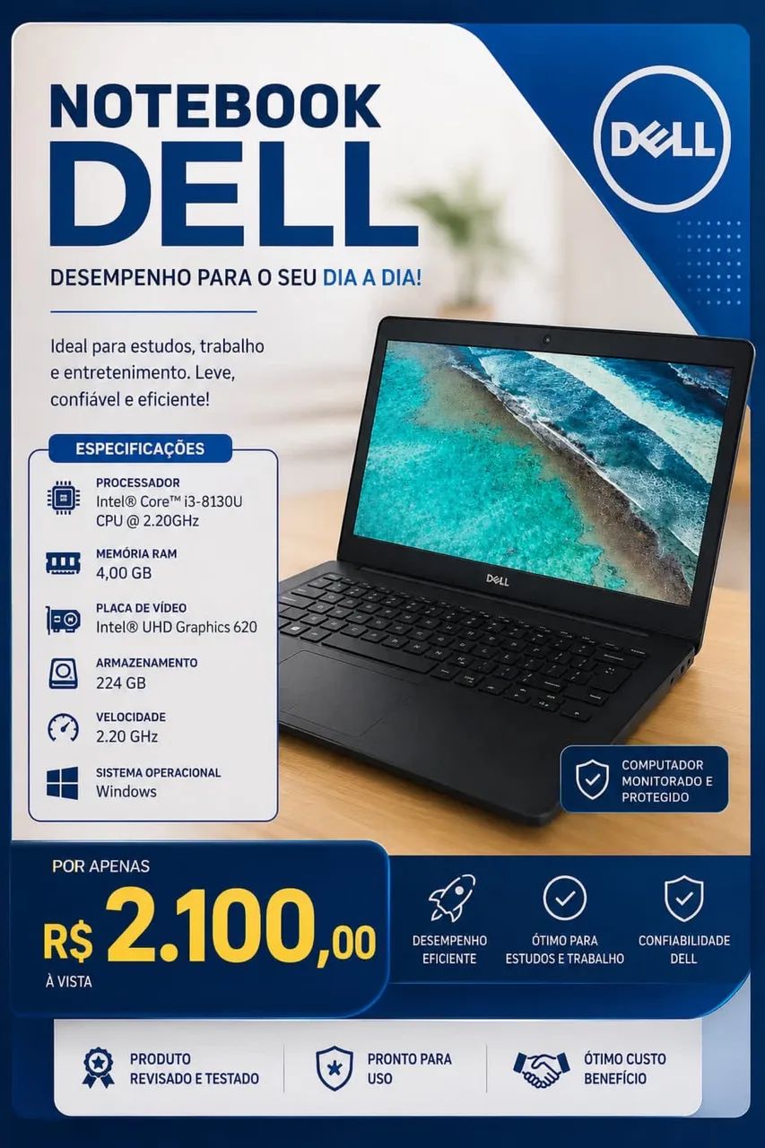 Vendo notebook DELL