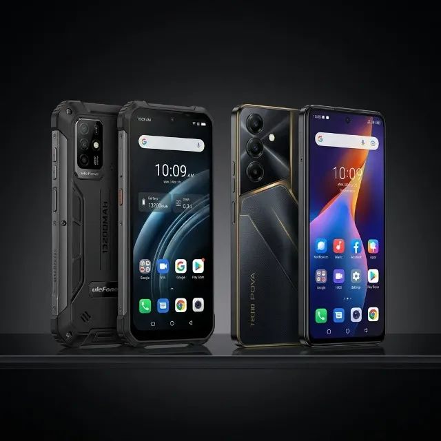 rustico bruto e potente - ulefone e tecno modelos power armour 13 e pova 5