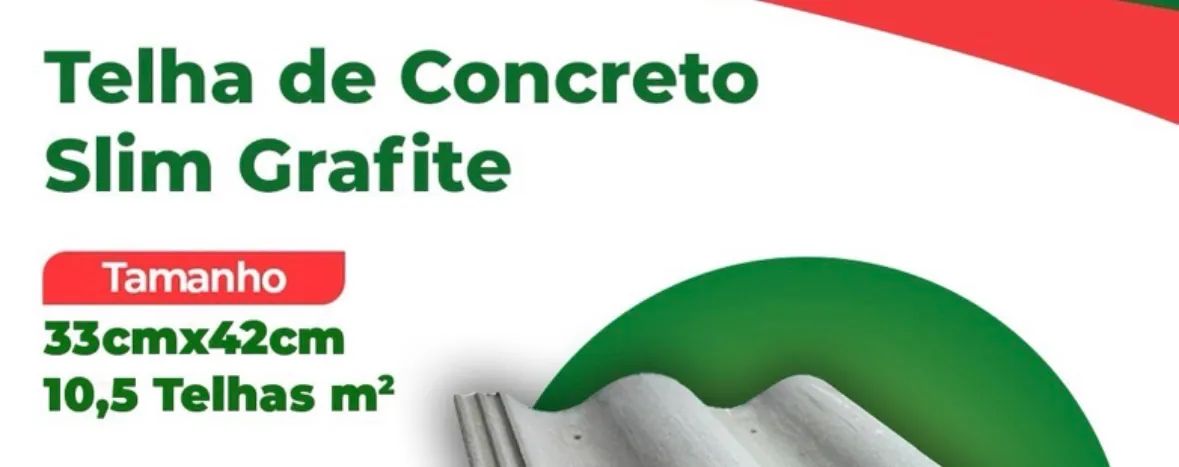150 Telha slim concreto da Amazon telhas - Foto 2