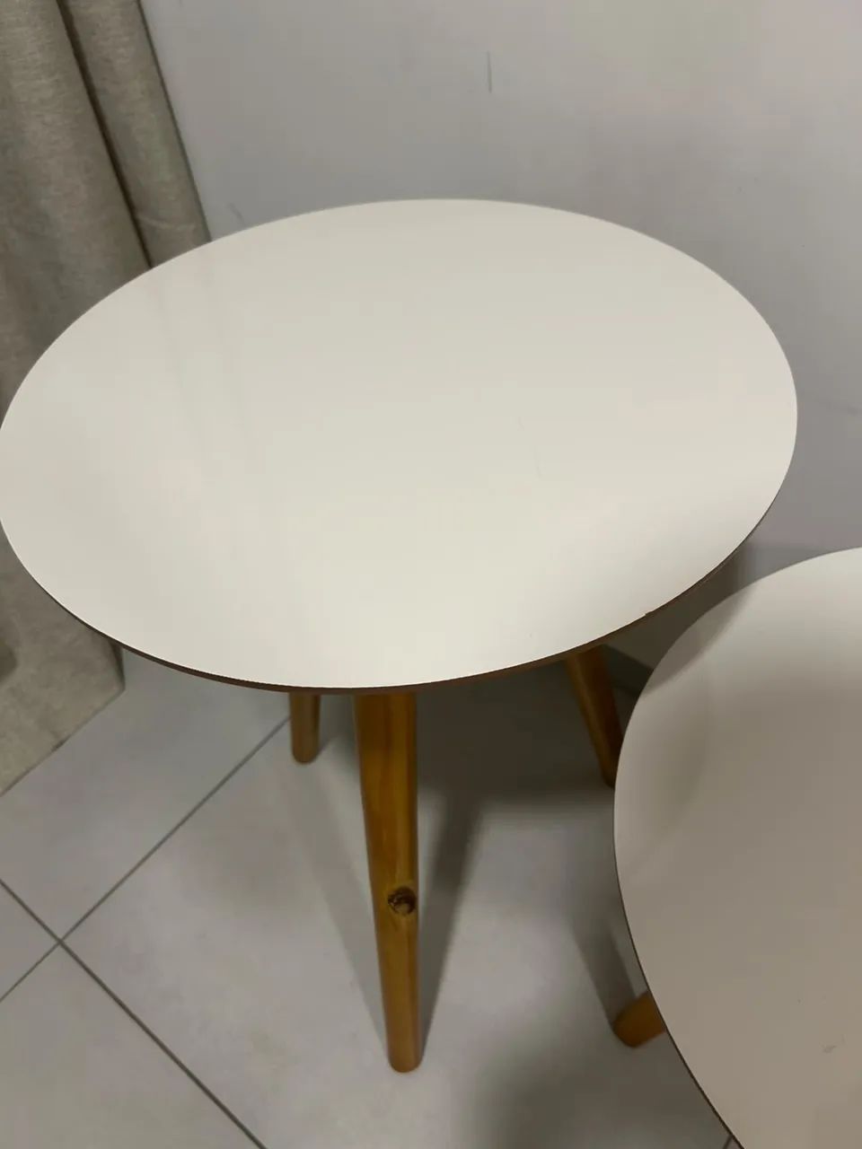 Mesinha/mesa de canto/lateral (dupla) - Foto 2