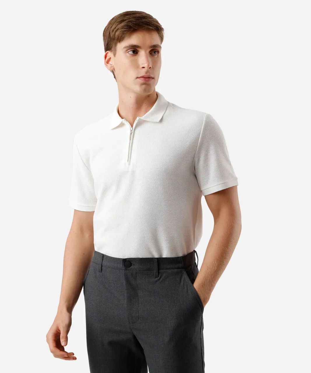 Camisa Polo Off-white TAM GG