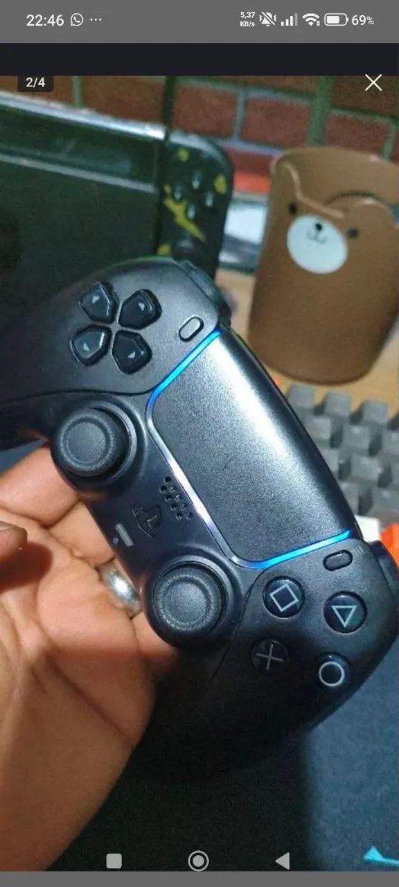 Controle ps5 origina Sony preto perfeito sem detalhes  - Foto 2