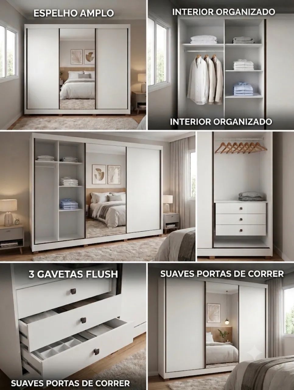 Guarda roupa casal  - Foto 3