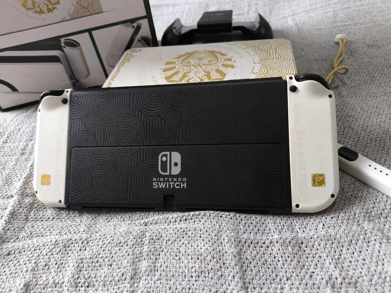 Nintendo Switch Oled Edição Zelda desblqd completo - Foto 5
