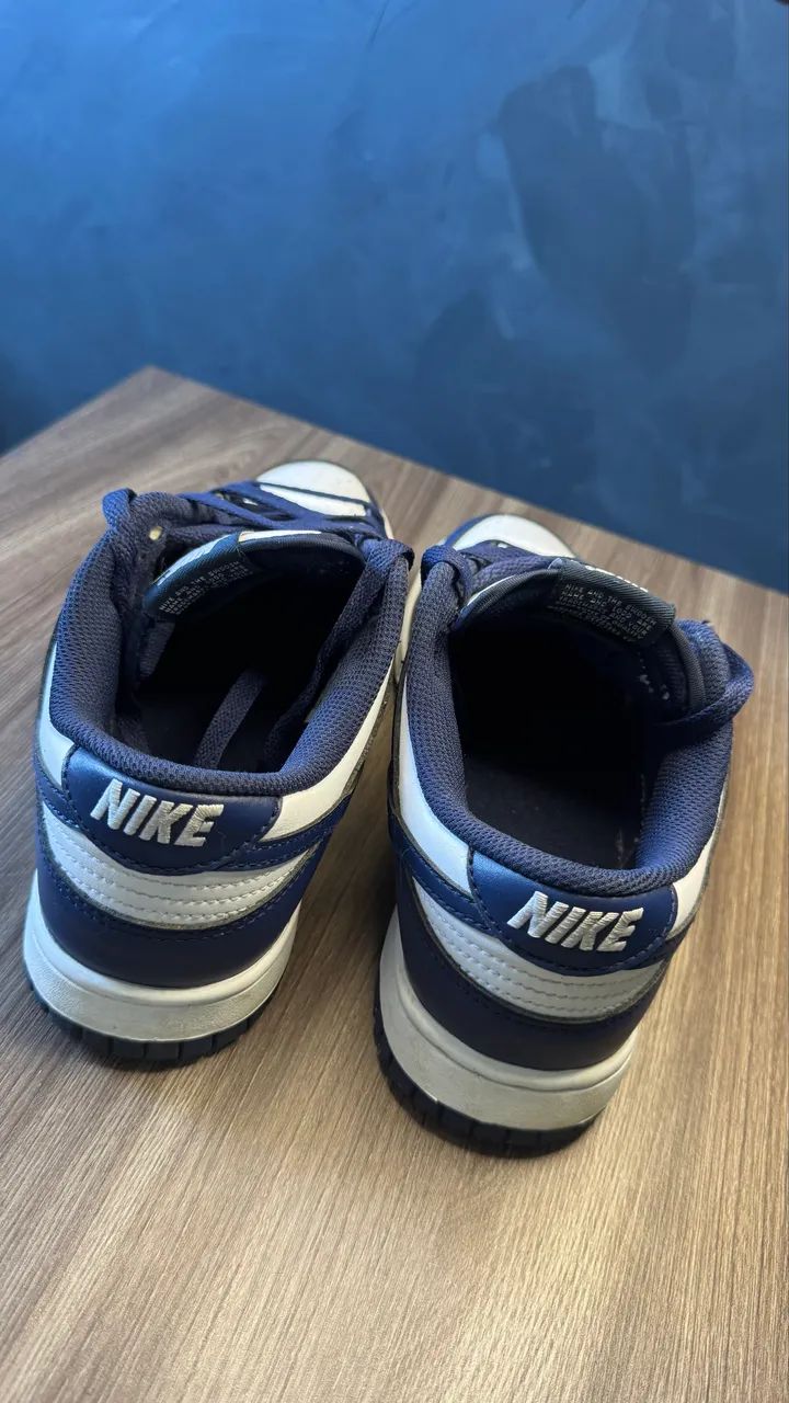 Tênis Nike Original Dunk Low Azul Raro N 40 - Foto 3