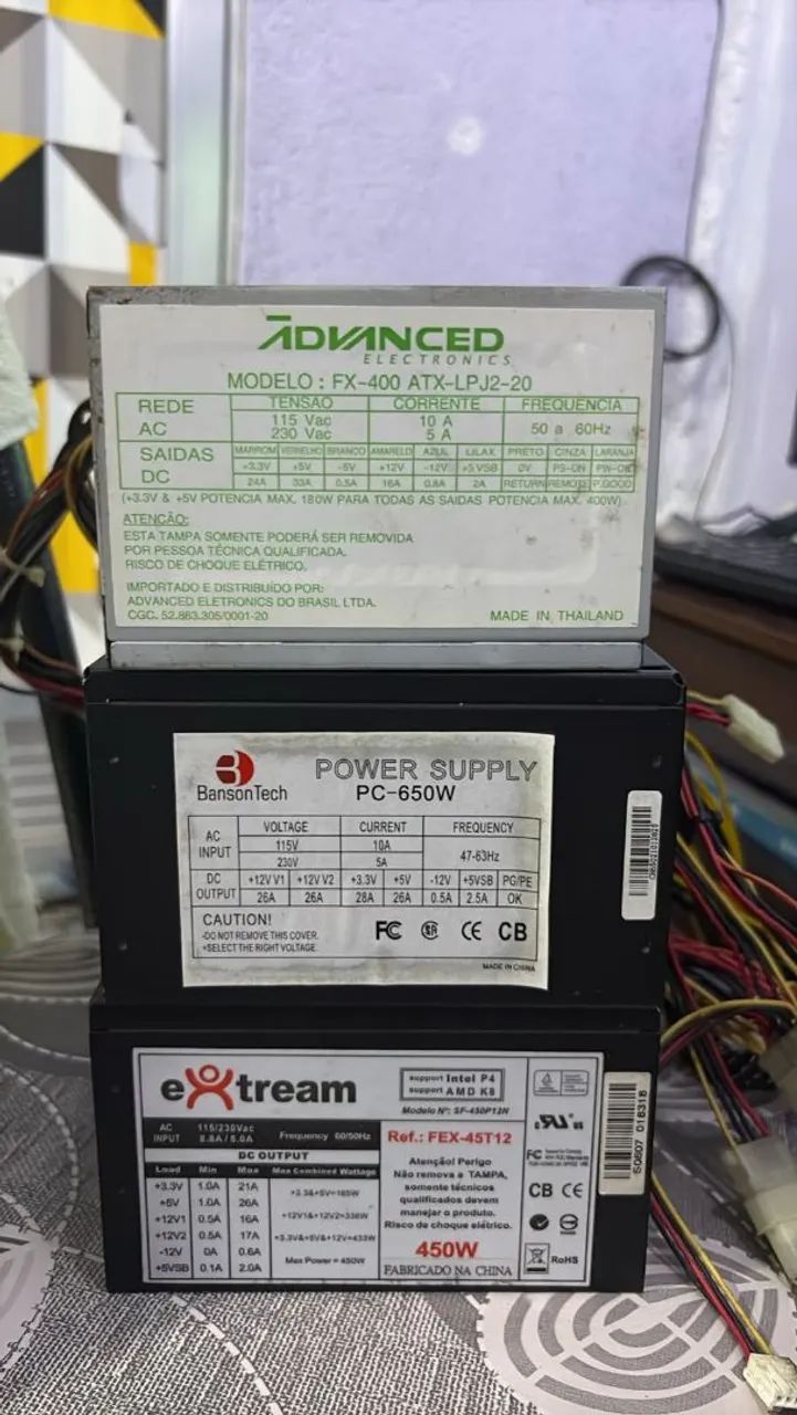 Fontes para Pc