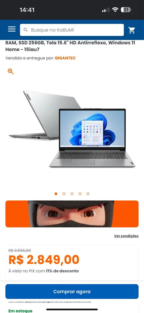 Notebook Lenovo i3 novíssimo  - Foto 4