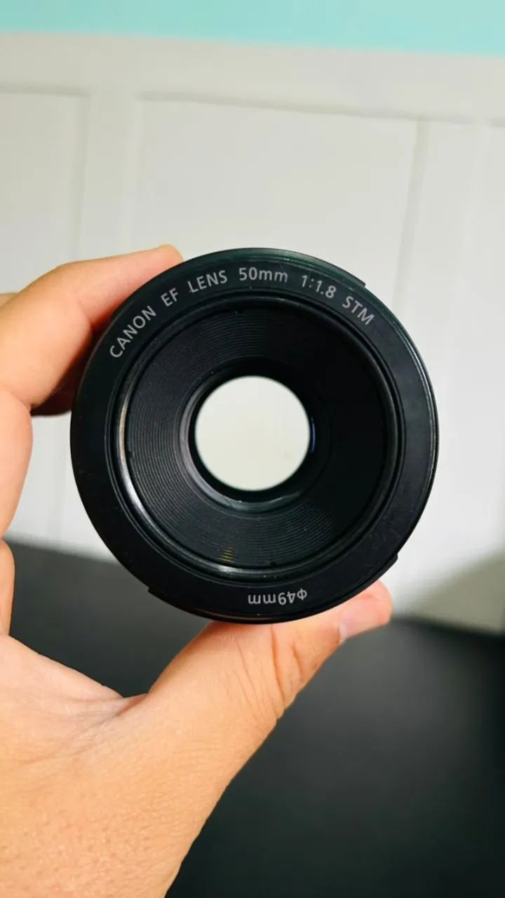 Lente Canon EF 1.8 STM USADA - Foto 3