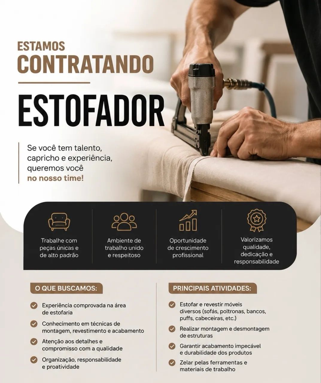 Vaga para Estofador 