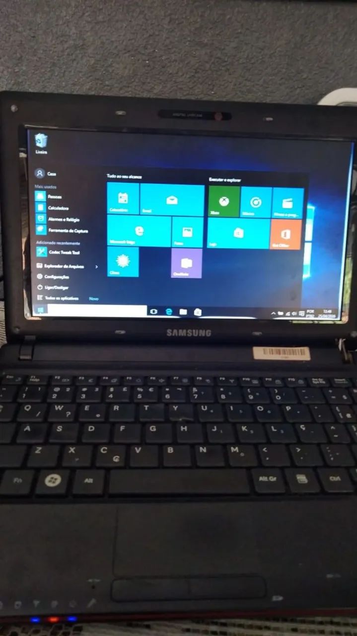 Notebook Samsung windows 10pro pacote office ac cartão 