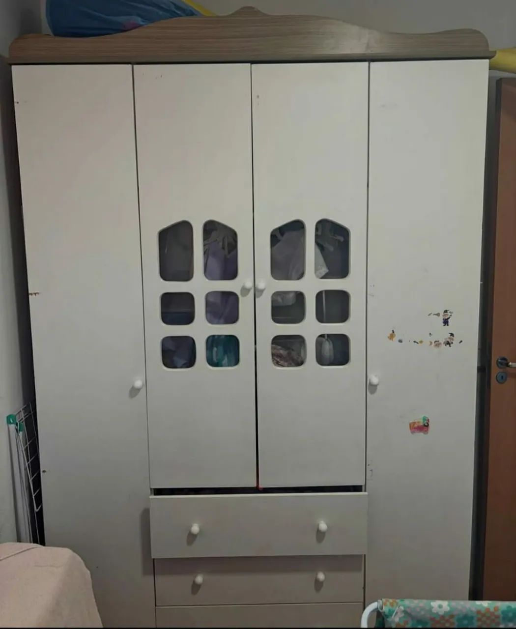 Guarda roupa infantil Mdf