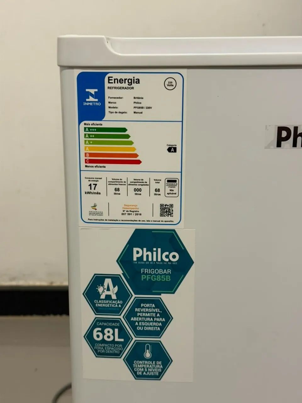 Frigobar Philco 68L 220v - Foto 4