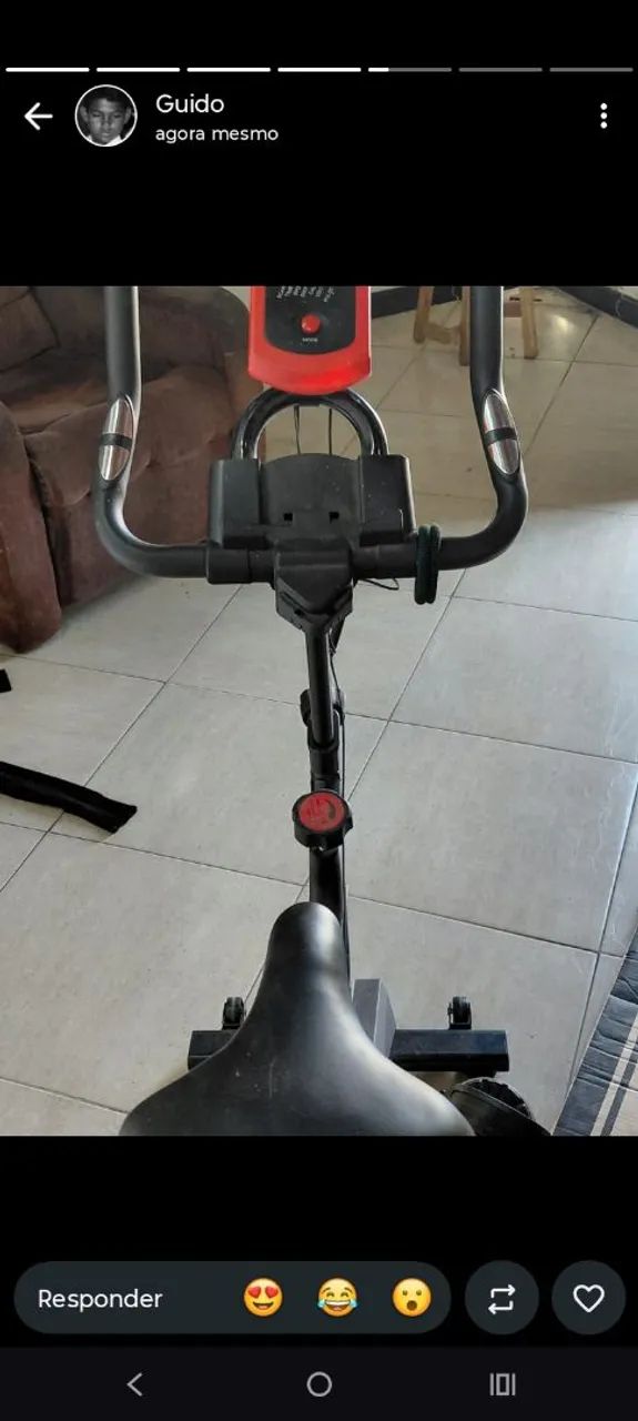 Bicicleta ergométrica nova nunca usada  - Foto 5