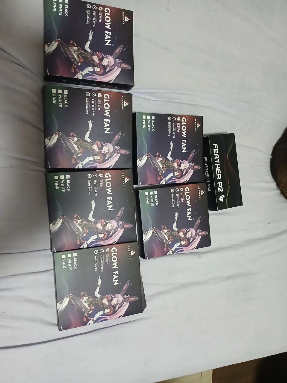 Kit de 5 ventoinha de pc argb com controladora  - Foto 2