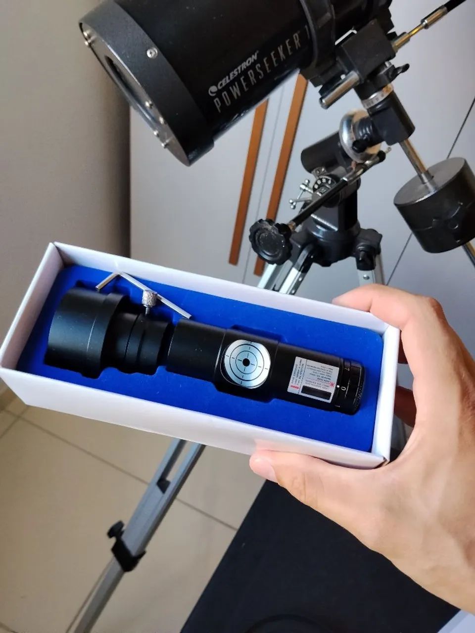 Telescópio Refletor Powerseeker 127EQ COMPLETO (semi-novo) - Foto 4