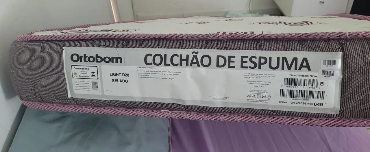 Colchão Ortobom Solteiro - Foto 2