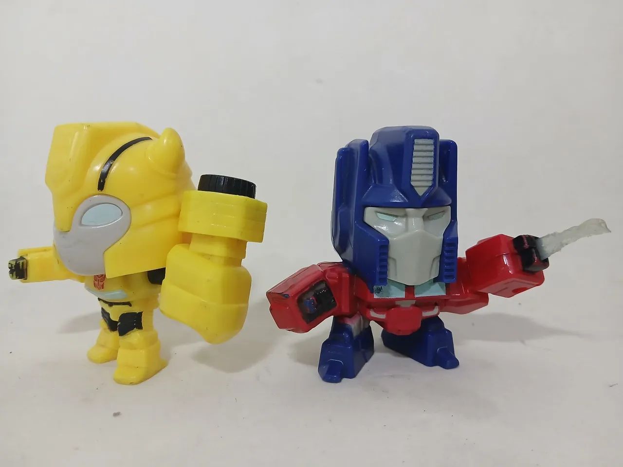 Miniaturas Colecionáveis Transformes Optimus Prime e Bumblebee - Foto 4