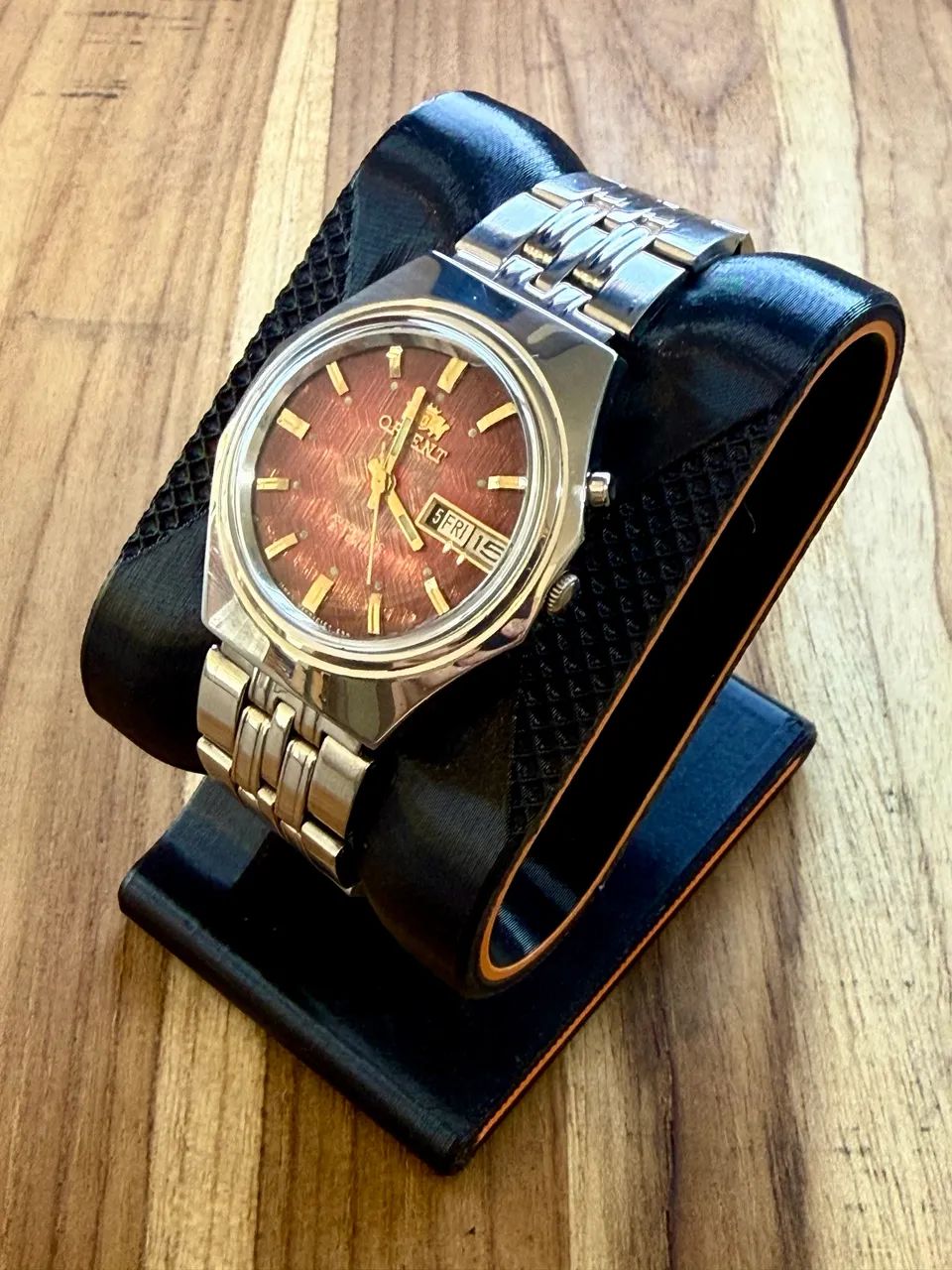 Relógio Orient Red Dial - 1970 - Foto 2