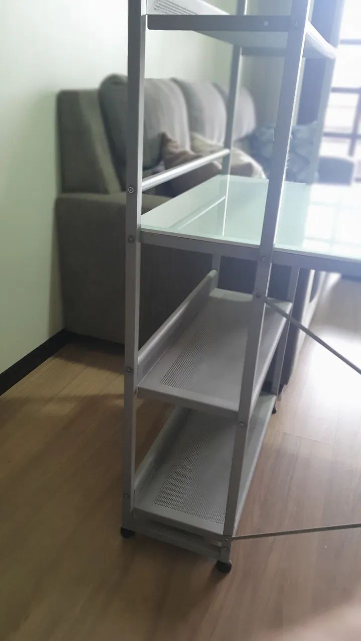 Escrivaninha de Aço com Estante - Foto 5