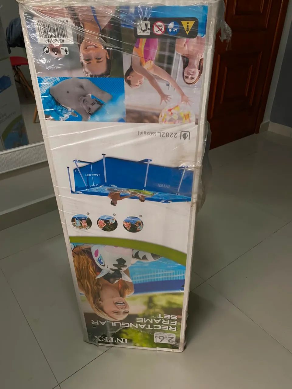 Piscina Retangular Intex 2282 litros  - Foto 2