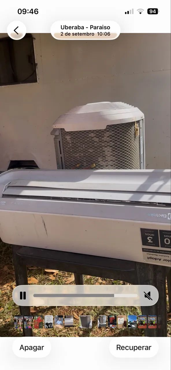 Ar condicionado eletrolux