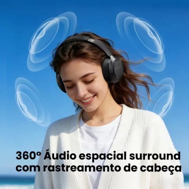 Fone Bluetooth Haylou S40 com Cancelamento de Ruído - Foto 5