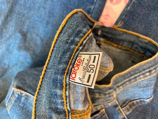 Calça Jeans Reta Tamanho 50 Plus Size - Foto 4