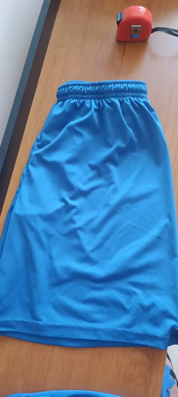 Kit 5 shorts azuis - Foto 3
