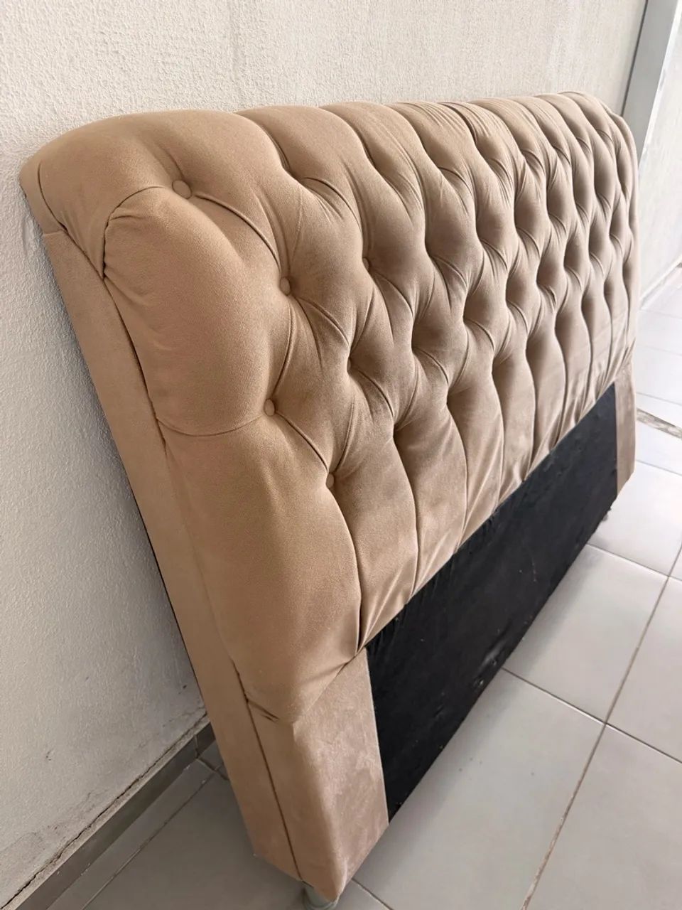 Cabeceira de cama casal acolchoado 
