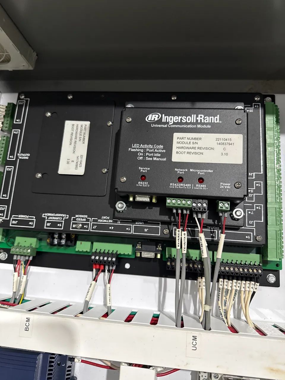 Quadro de Comando Completo Ingersoll Rand 22110415 + Fonte TDK 24V - Novo - Foto 6